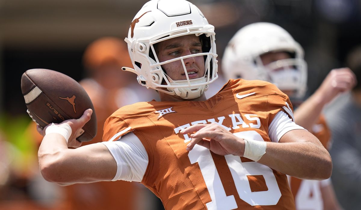 NextImg:Texas backup quarterback Arch Manning says he’s in EA Sports College Football 25 video game