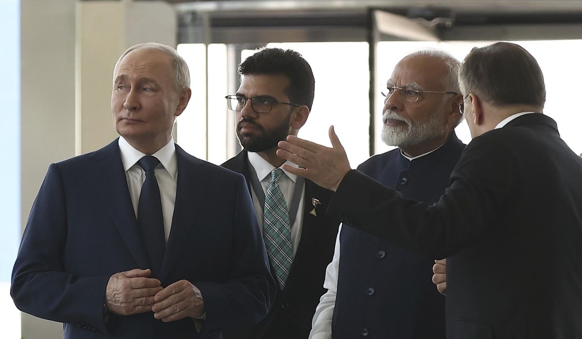 NextImg:Putin hosts India’s prime minister to deepen ties as NATO leaders gather in Washington