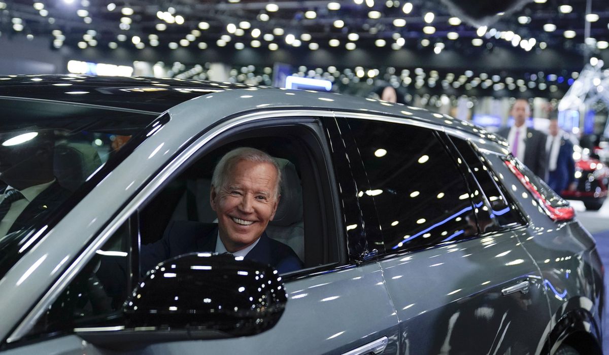 NextImg:Biden doles out billions of taxpayer dollars to help unionized auto plants make EVs