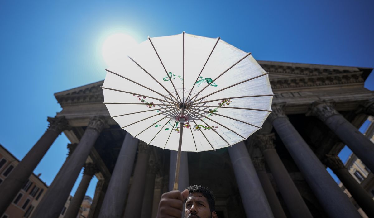 NextImg:‘It’s hell outside’: Sizzling heat wave in parts of southern and central Europe prompts alerts