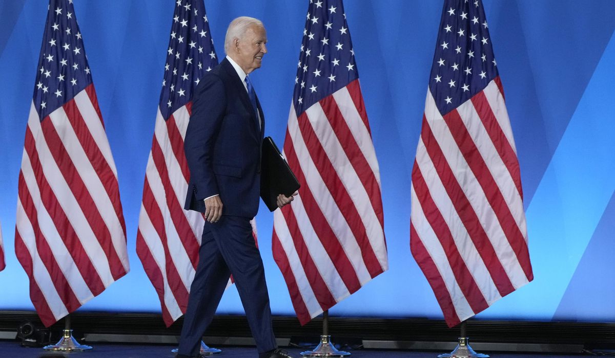 NextImg:Amid doubts, Biden tries to showcase foreign policy strengths at press conference