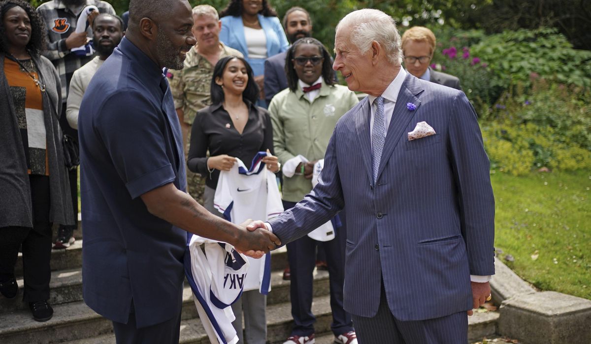 NextImg:King Charles III hosts Idris Elba to hear from young people about the troubles they face
