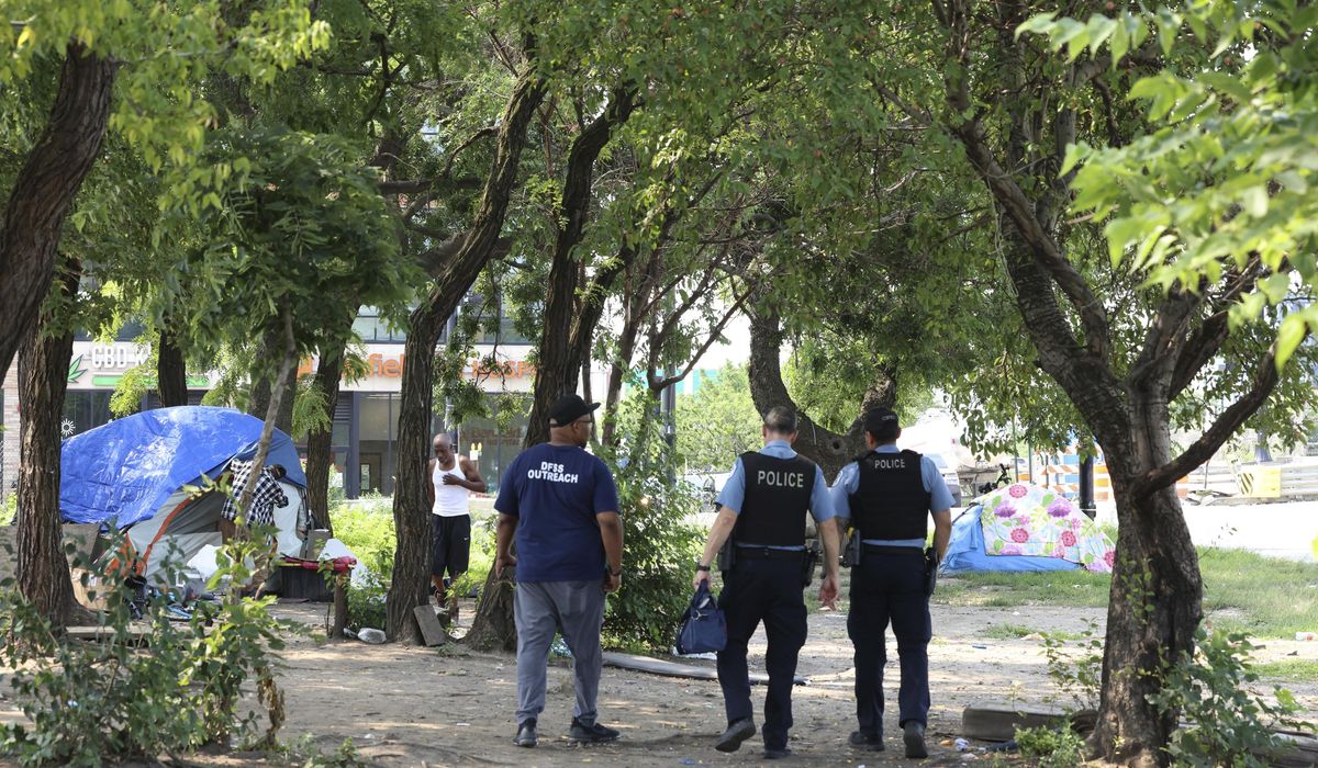 NextImg:Chicago to remove homeless encampment ahead of Democratic National Convention
