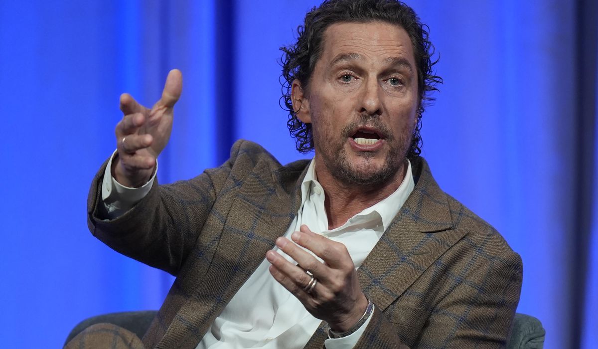 NextImg:Actor Matthew McConaughey tells governors he is still mulling future run for political office