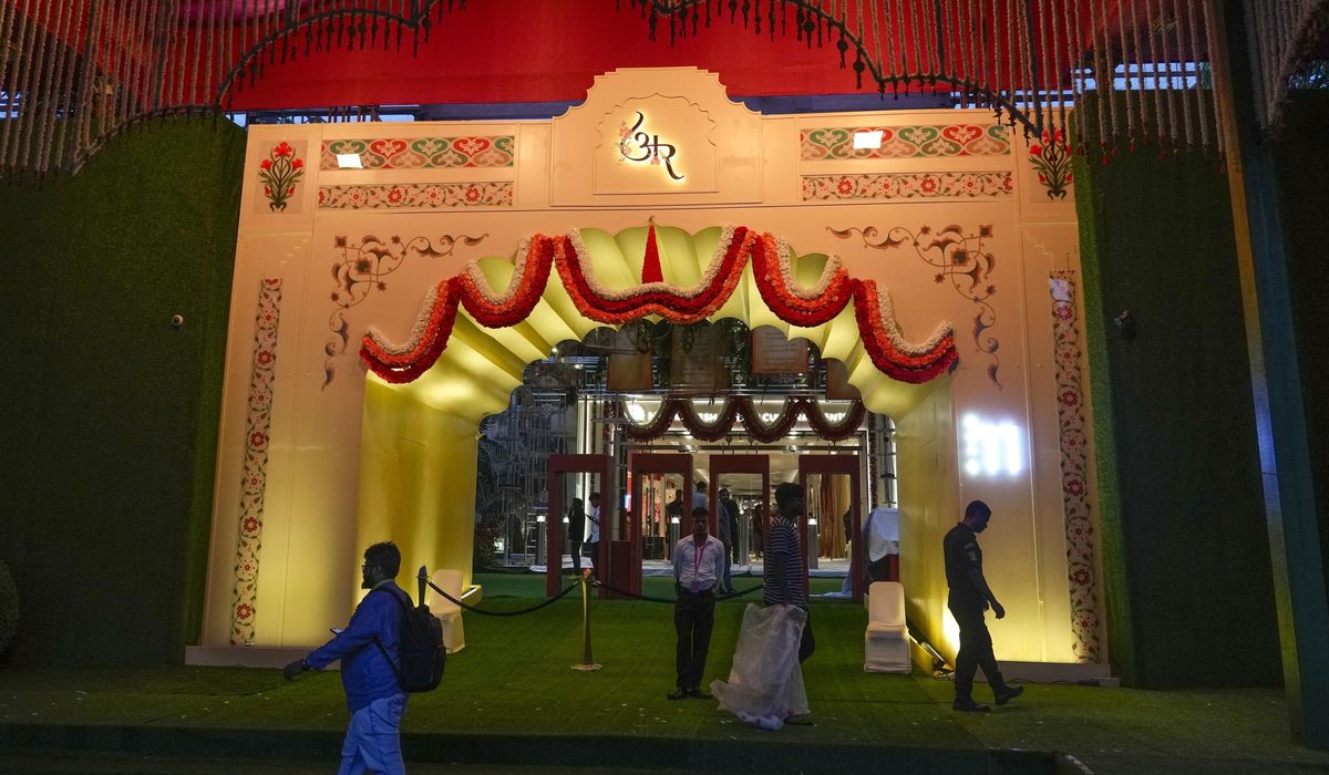 NextImg:The son of Asia’s richest man is set to marry in the year’s most extravagant wedding