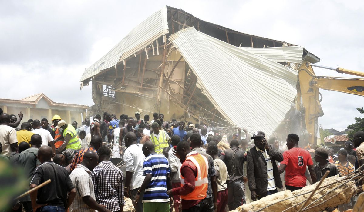 NextImg:The collapse of a school in northern Nigeria leaves 22 students dead, officials say