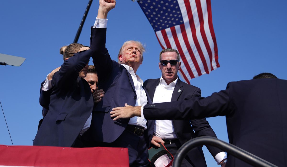 NextImg:See the video: Trump rally in Pennsylvania thrown into chaos by would-be assassin
