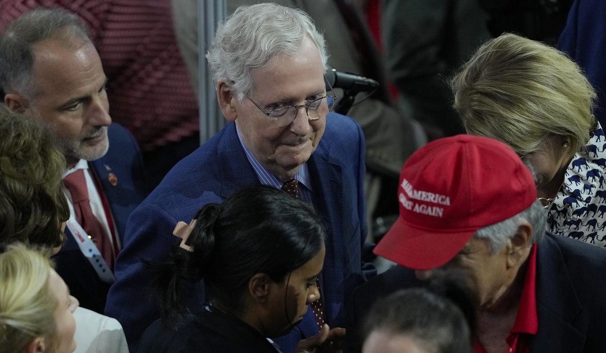 NextImg:Mitch McConnell showered with boos at the national convention