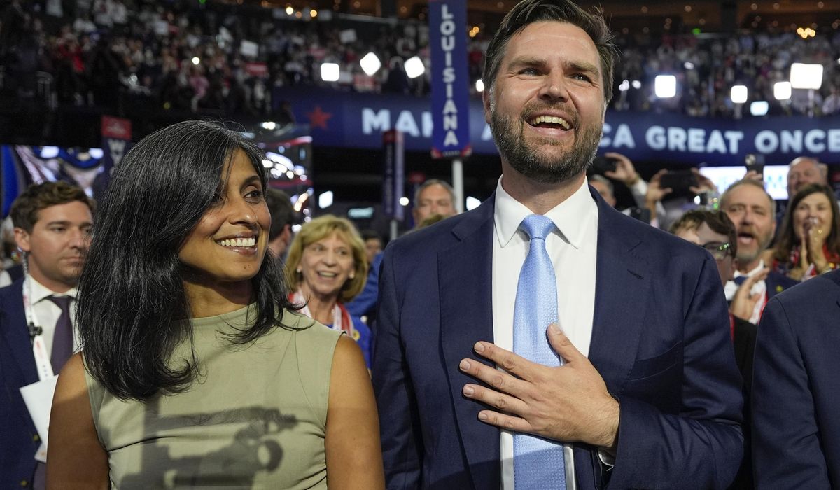 NextImg:Who is Usha Vance? Yale law graduate and wife of VP nominee is thrust into spotlight