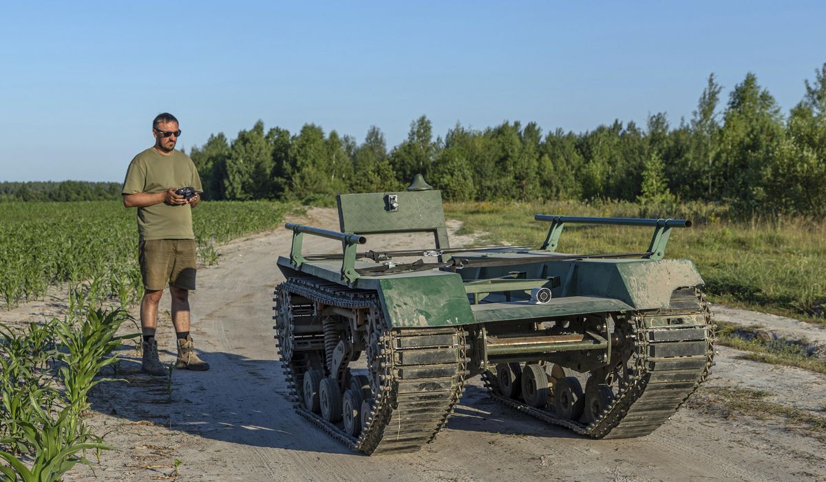 NextImg:From basement to battlefield: Ukrainian startups create low-cost robots to fight Russia