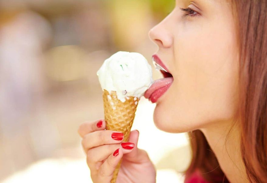 These ice cream flavors are wild - spicy chocolate, blue cheese & pear, even garlic. Would you try these flavors? Photo credit: Depositphotos via Associated Press.