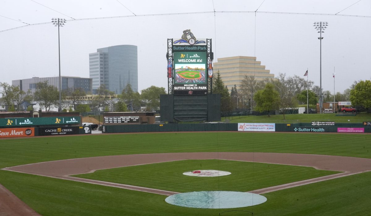 NextImg:Athletics’ temporary ballpark in Sacramento to have hydration element due to summer heat
