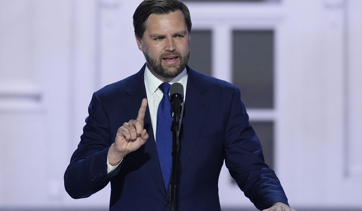 NextImg:Republican Vice President nominee Vance knocks Biden, Harris after president drops out of race