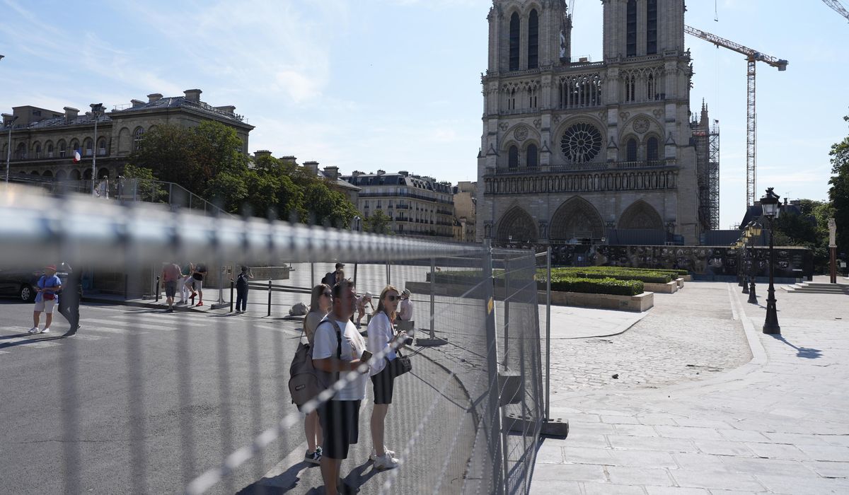 NextImg:Paris police are sealing off the Seine River ahead of the Olympics opening ceremony