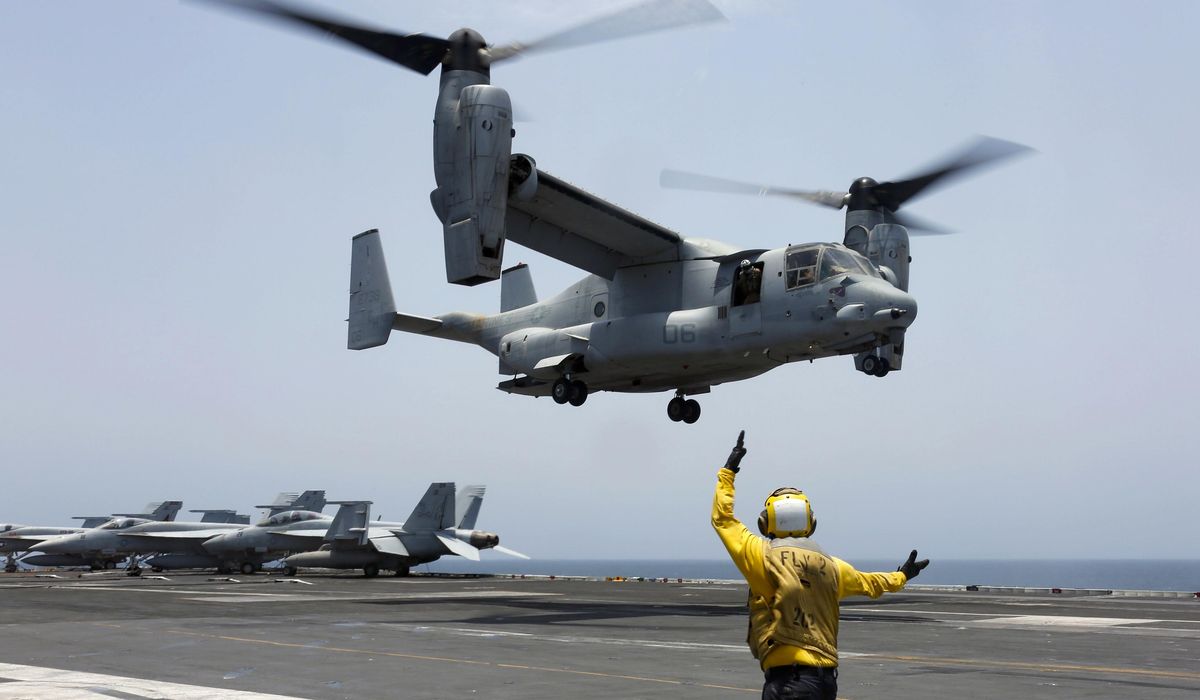 NextImg:Massachusetts lawmakers call on the Pentagon to ground the Osprey again until crash causes are fixed