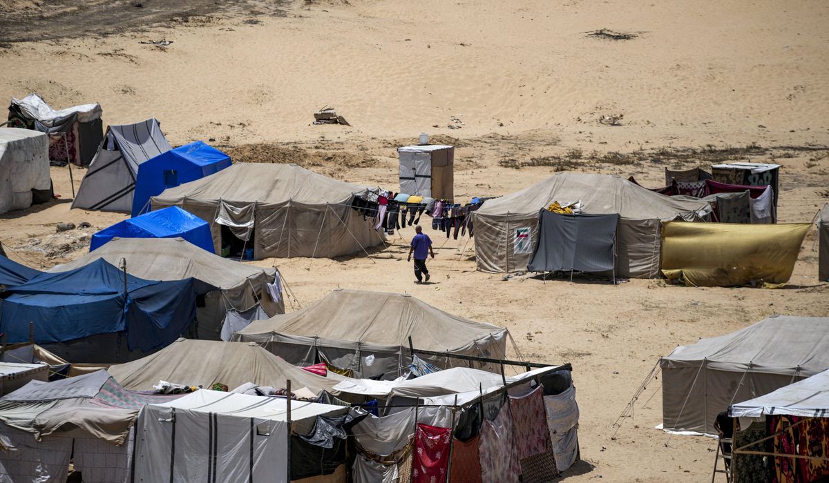 NextImg:Israel orders evacuation of part of Gaza humanitarian zone