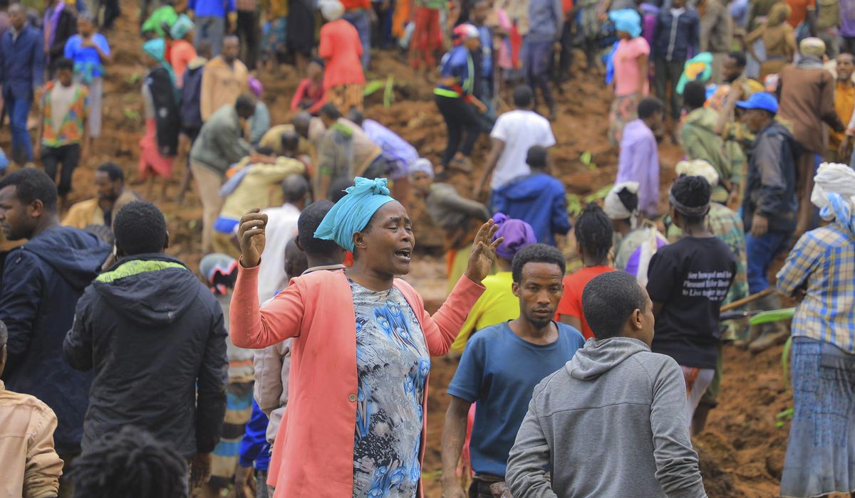 NextImg:Search for people missing after Ethiopia mudslides continues as death toll rises to 257