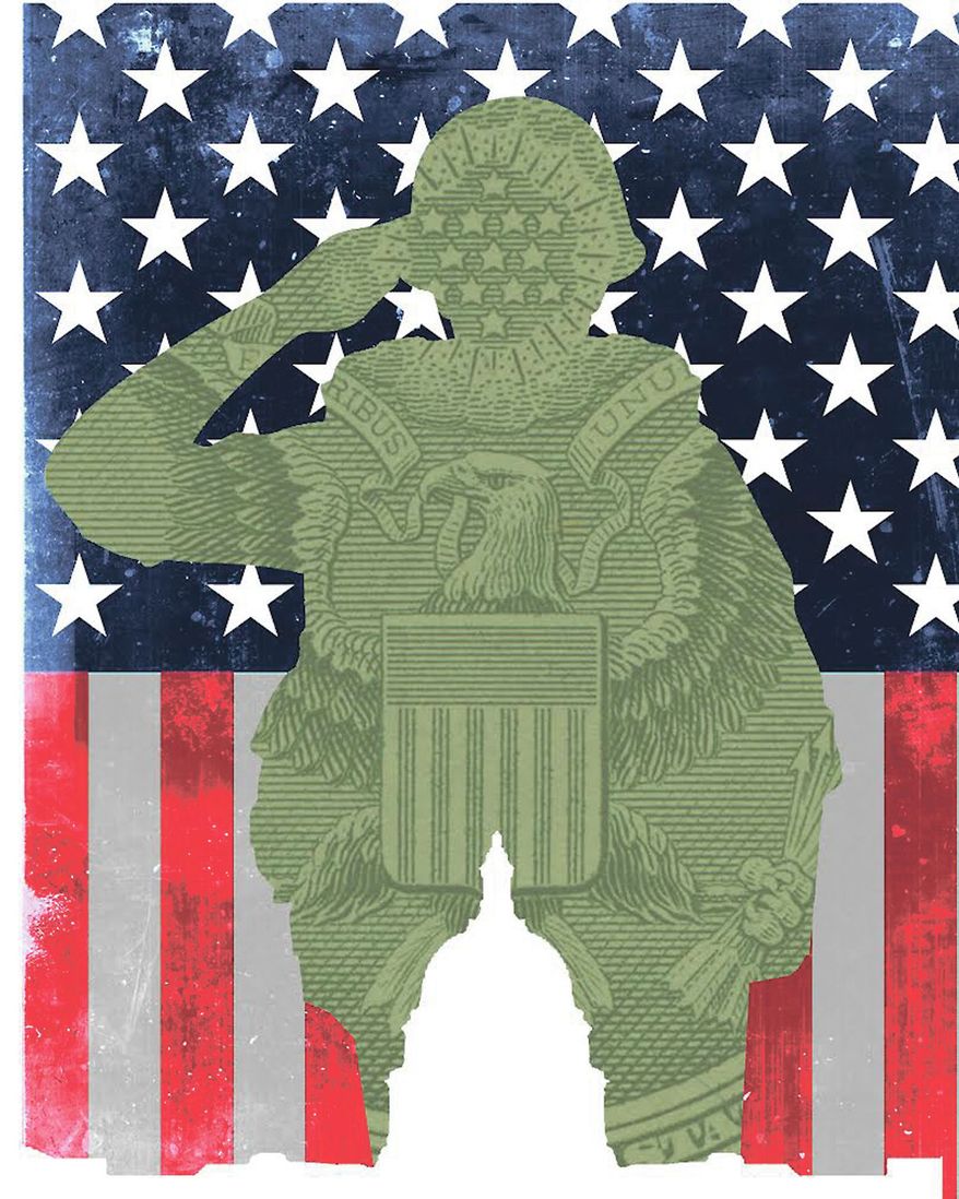 Major Richard Star Act and support for combat-injured veterans illustration by Linas Garsys / The Washington Times