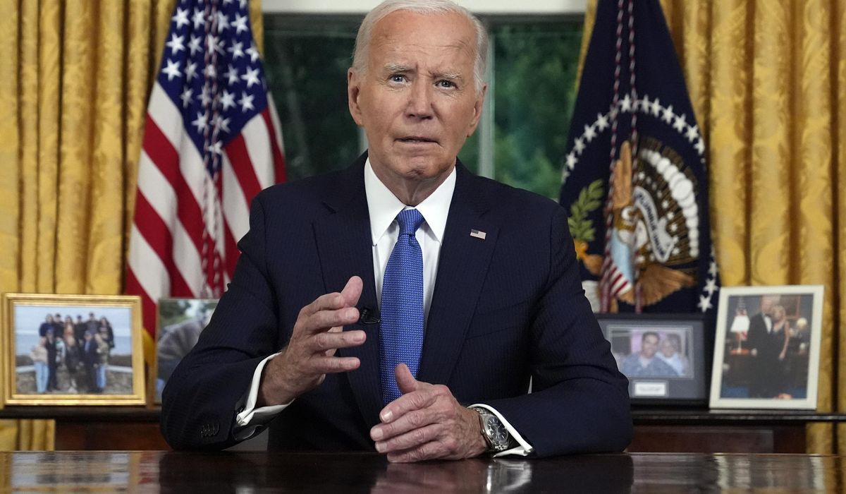 NextImg:‘Pass the torch’: Biden says he stepped aside to protect democracy