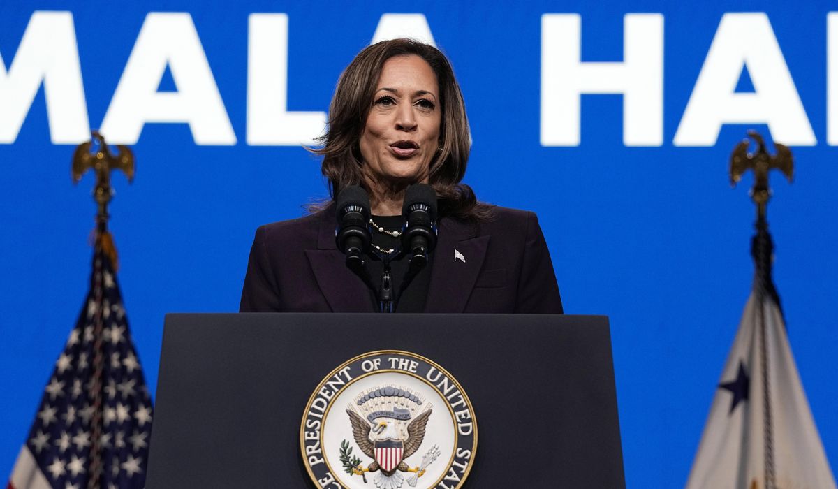 NextImg:Harris’ liberal record follows her into battle for swing state voters