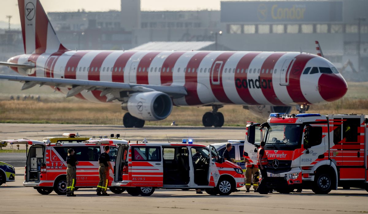 NextImg:More than 100 flights cancelled in Germany as environmental activists target airports across Europe