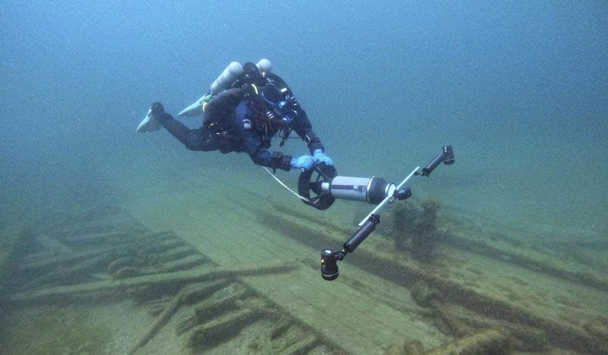 NextImg:Wreckage of schooner that sank in 1893 found in Lake Michigan