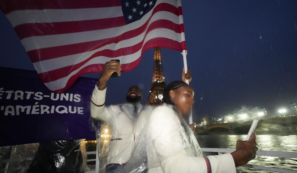 NextImg:Olympic athletes aren’t afraid of getting sick after rain at the opening ceremony