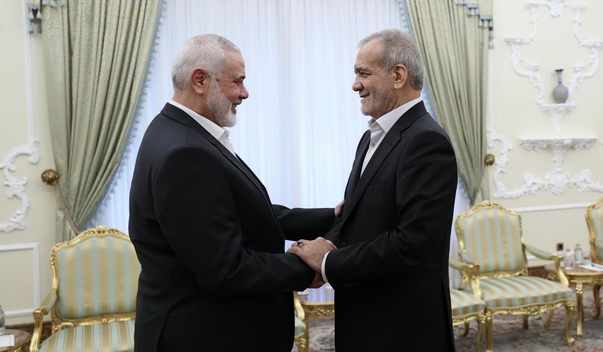 NextImg:Hamas says its leader Ismail Haniyeh was assassinated in Tehran by an Israeli airstrike