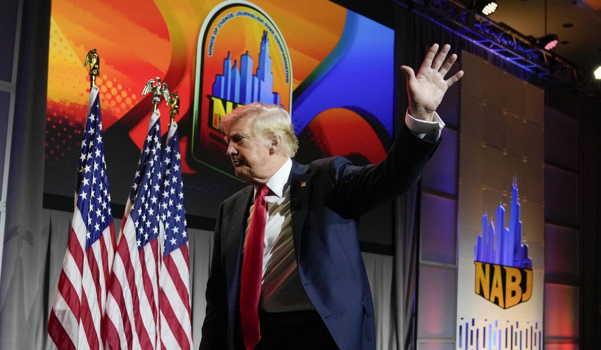 NextImg:Trump’s talk with Black journalists turns hostile