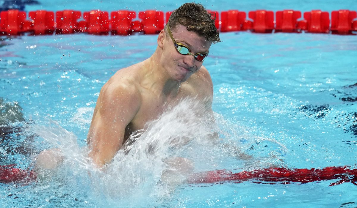 NextImg:Leon Marchand pulls off one of the most audacious doubles in swimming history at the Paris Olympics