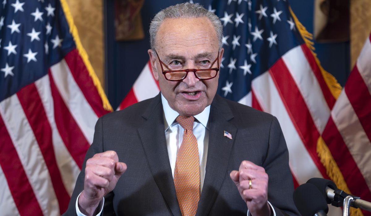 NextImg:Schumer thinks Democrats will keep control of the Senate now that Harris is atop the party ticket