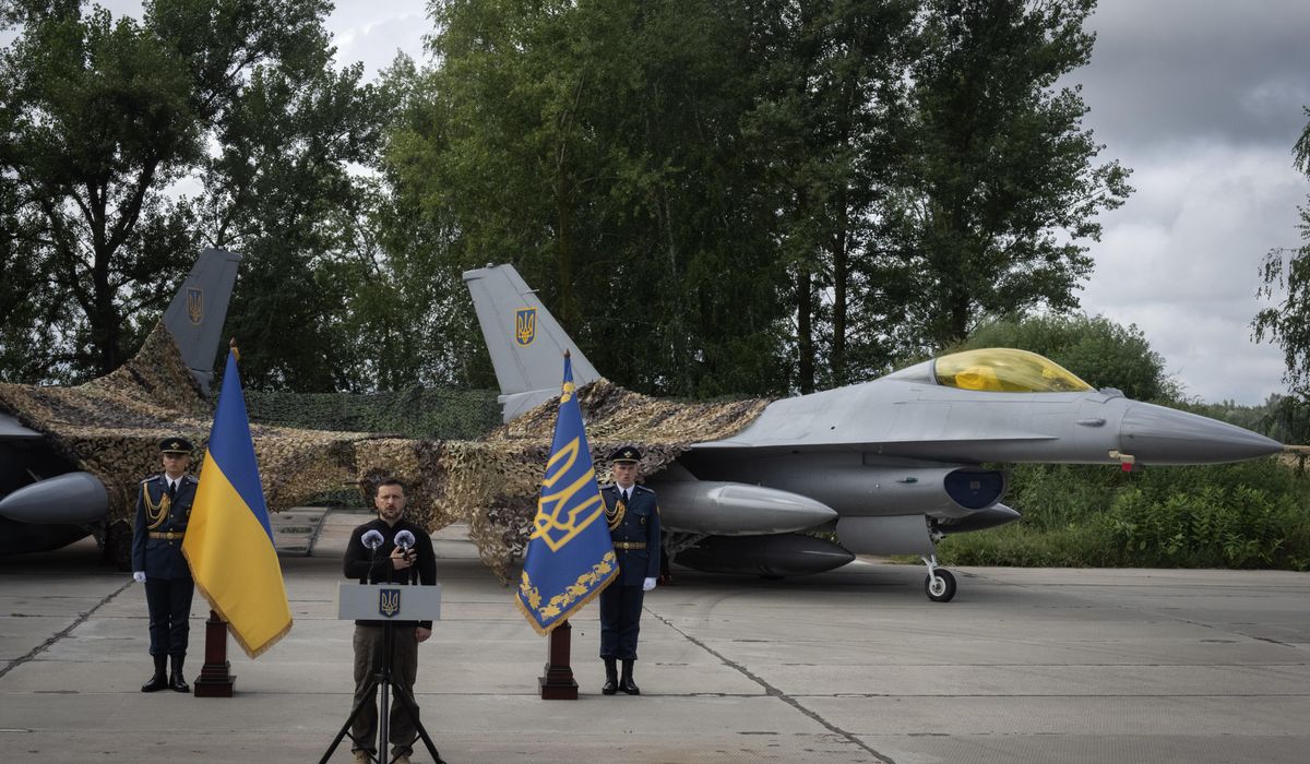 NextImg:No ‘game-changer,’ but F-16s provide a potent symbol in the skies above Ukraine