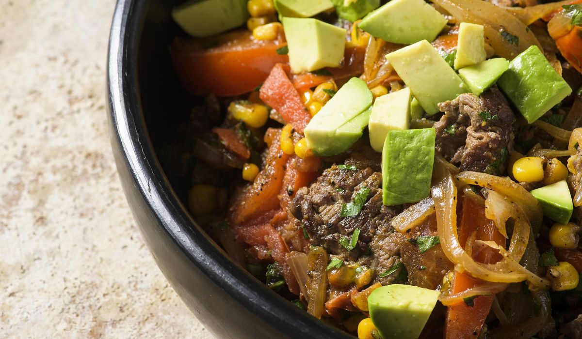 NextImg:This quick-cooking Chilean saute of beef and summer produce is comforting yet light