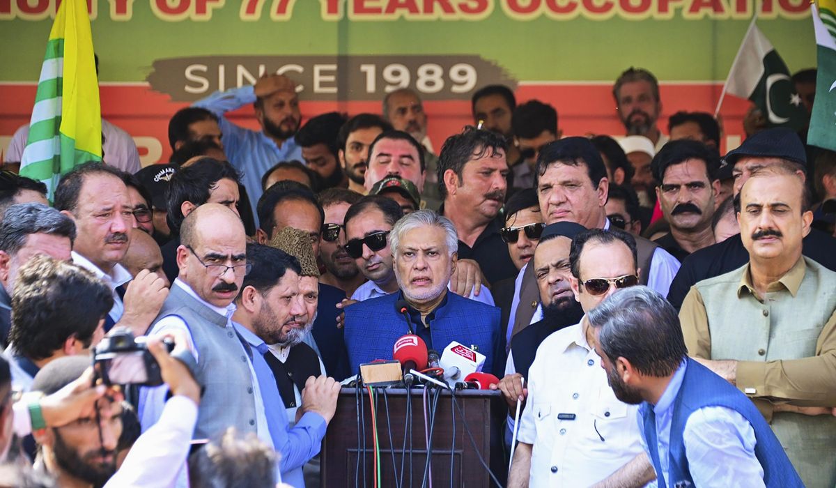 NextImg:Protesters in Pakistan-held Kashmir mark 5th anniversary of India stripping region of semi-autonomy