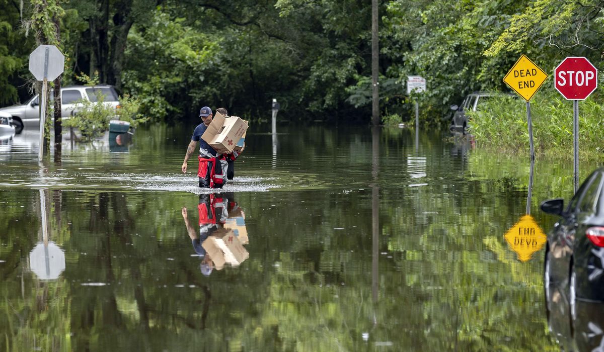 NextImg:Tropical Storm Debby swirls over Atlantic, expected to again douse the Carolinas before moving north
