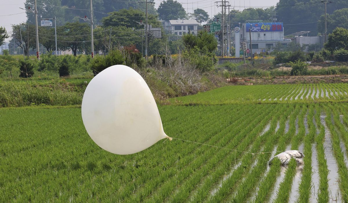 NextImg:North Korea has flown more trash balloons toward South Korea, Seoul says