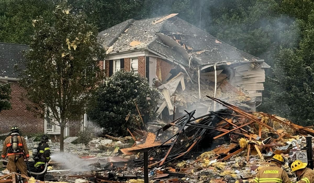 NextImg:Maryland house leveled after apparent blast, at least 1 person found dead