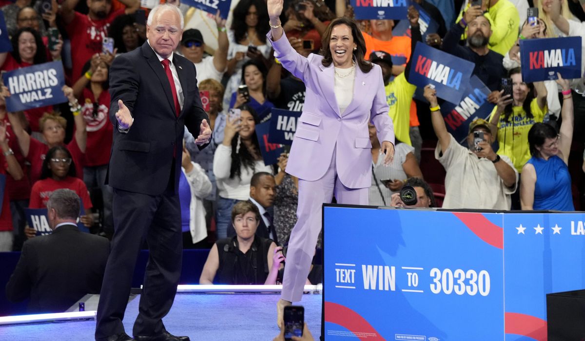 NextImg:Democrats launch first paid ad campaign for the Harris-Walz ticket in battleground states