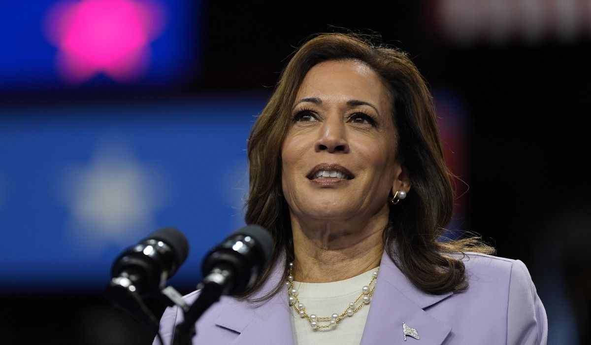 NextImg:Democrats trust Harris slightly more than Biden on climate change, an AP-NORC poll finds