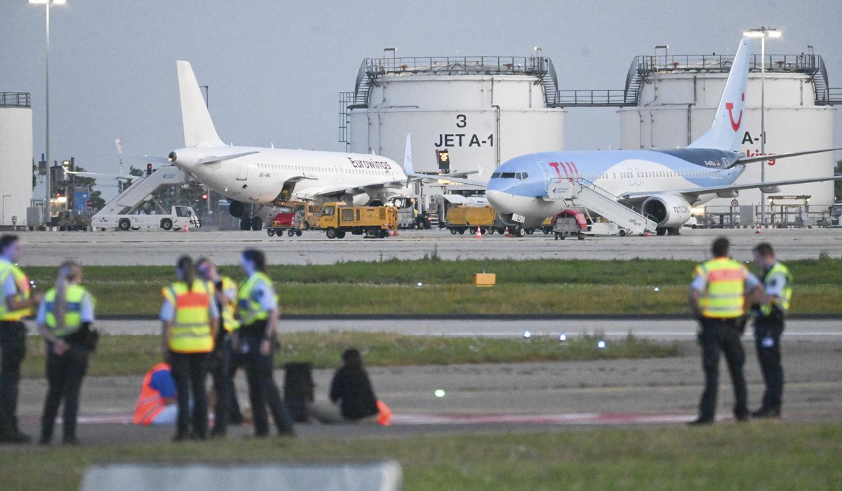 NextImg:Climate activists protest at several German airports in the latest of a string of demonstrations