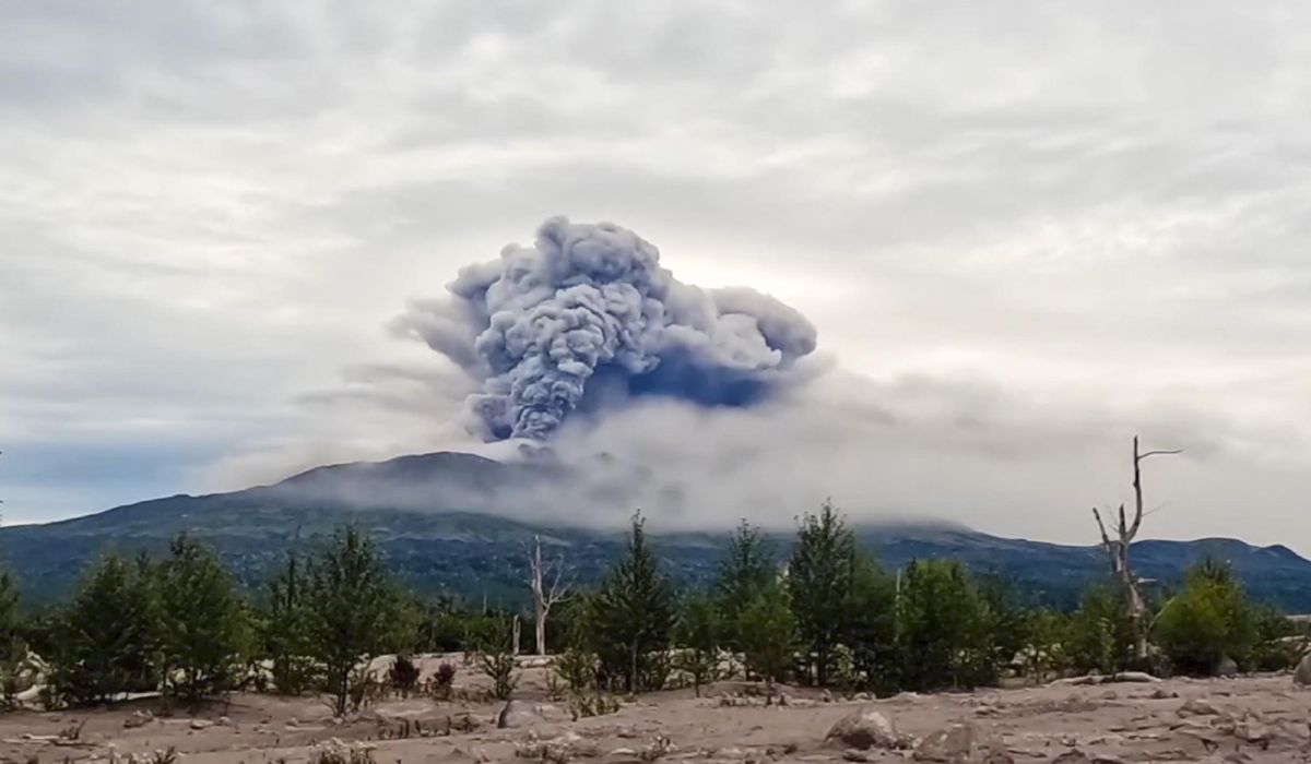 NextImg:Volcano erupts after powerful earthquake in Russia’s Far East and scientists warn of a stronger one