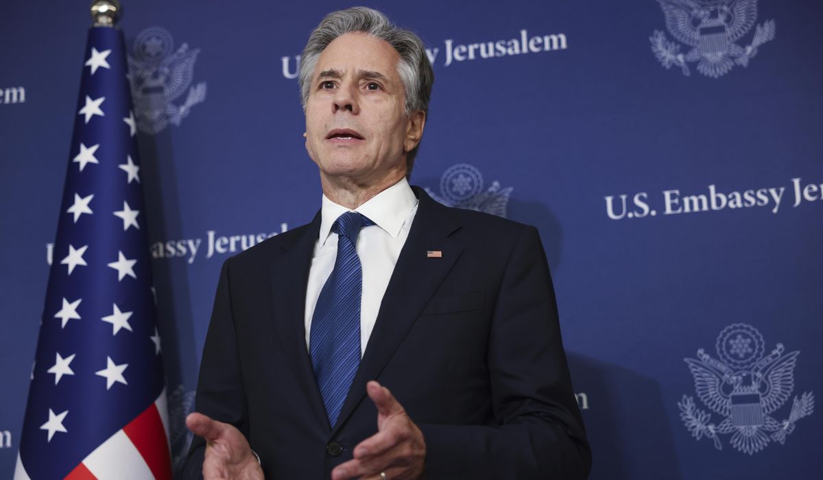 NextImg:Blinken ends latest Mideast visit without a cease-fire, warning ‘time is of the essence’