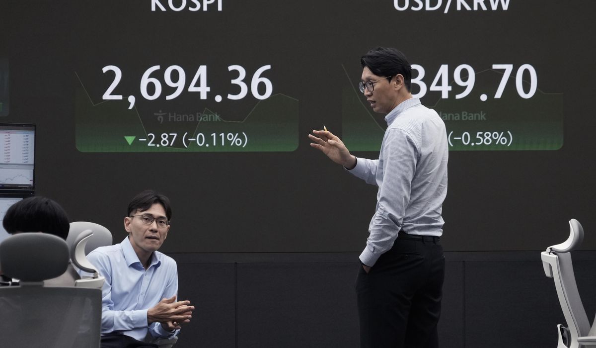 NextImg:Wall Street holds steady as some calm returns to the market