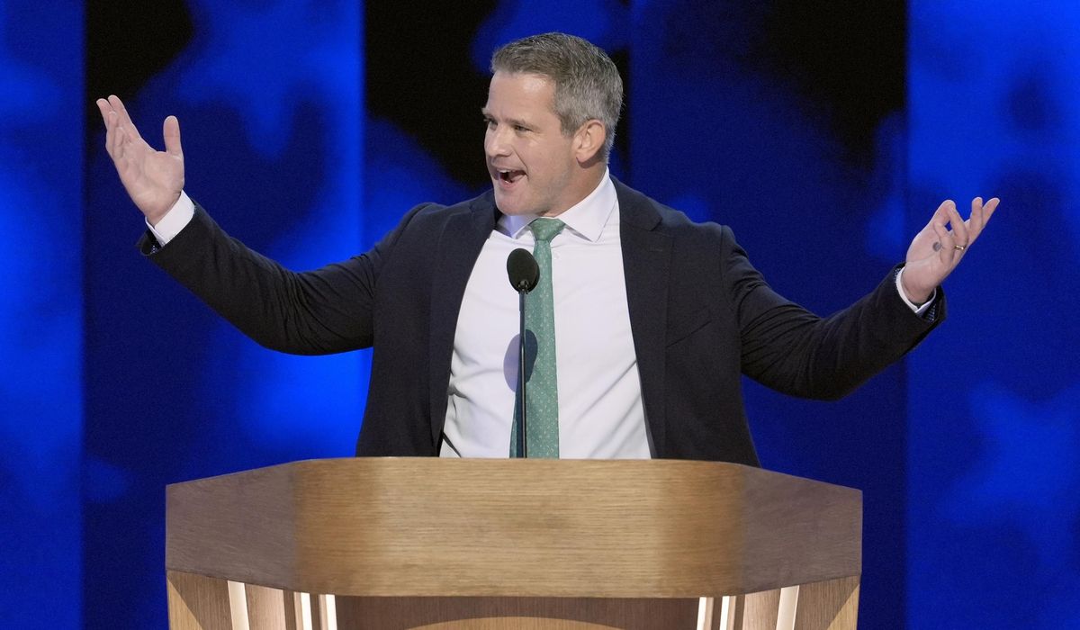 NextImg:Former Rep. Adam Kinzinger calls Trump a ‘weak man pretending to be strong’