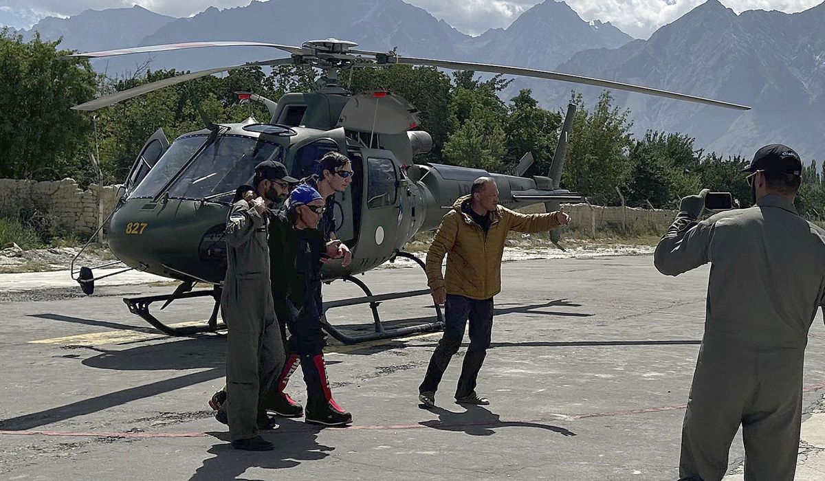 NextImg:Russian climbers reach hospital after rescue in Pakistani Himalayas