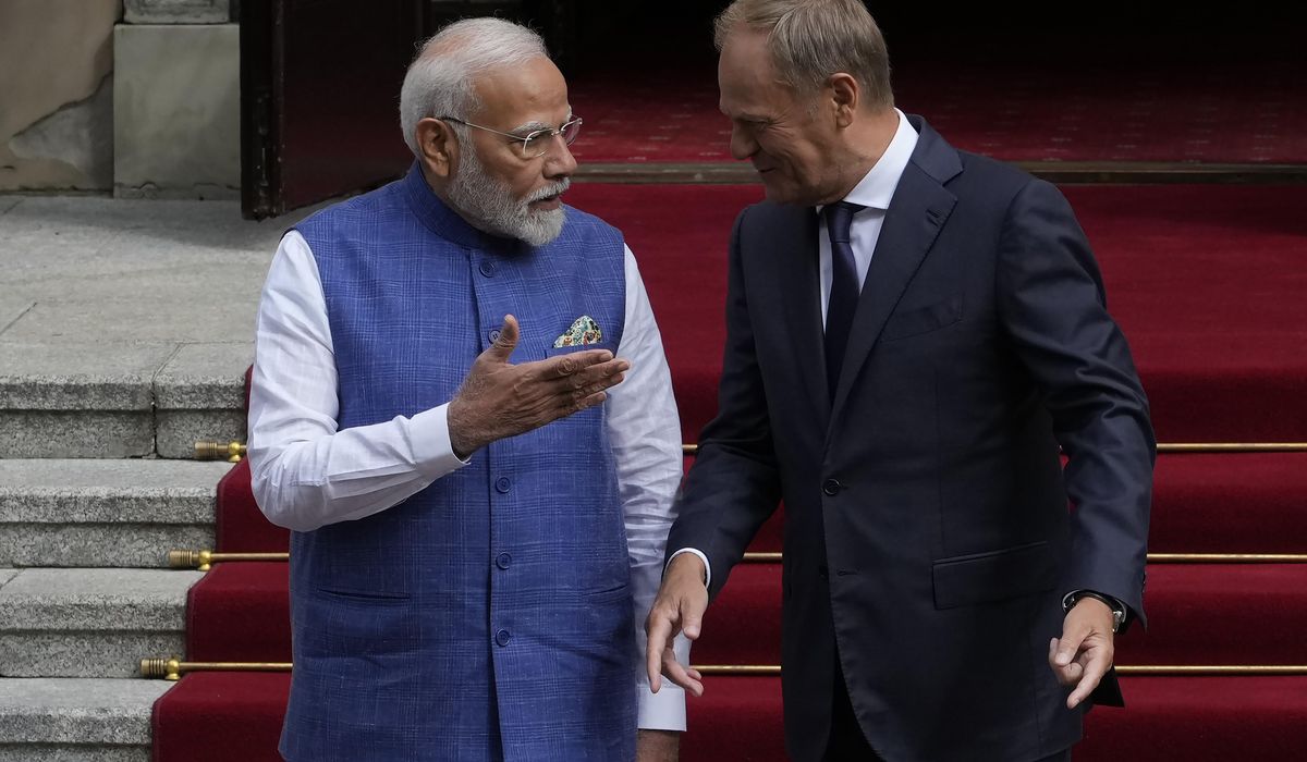 NextImg:India’s Modi urges efforts to end Ukraine war after talks in Poland
