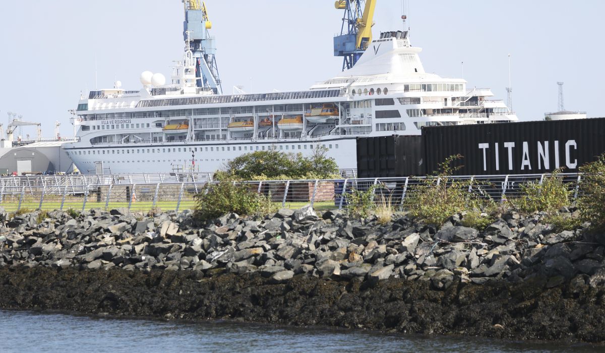 NextImg:Passengers bought berths on a 3-year cruise. Months on, the ship is still stuck in Belfast