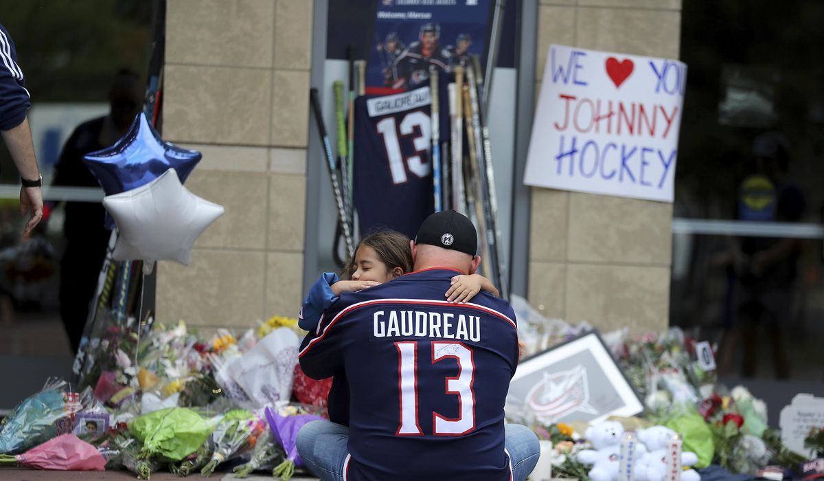NextImg:Blue Jackets open training camp amid lingering grief over Gaudreau’s death