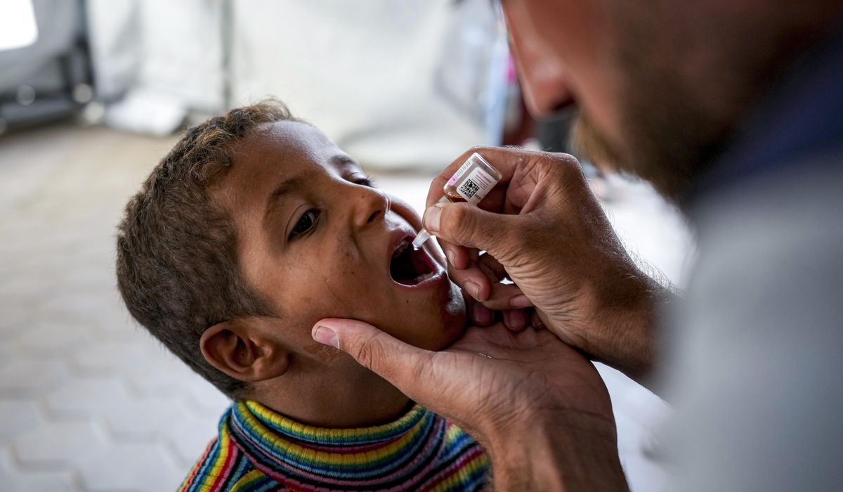 NextImg:Israel-Hamas war latest: UNICEF says polio vaccination campaign in Gaza is surpassing its target