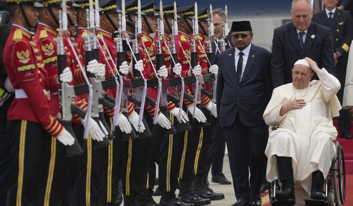 NextImg:Pope opens Asia odyssey with stop in Indonesia to rally Catholics, hail religious freedom tradition
